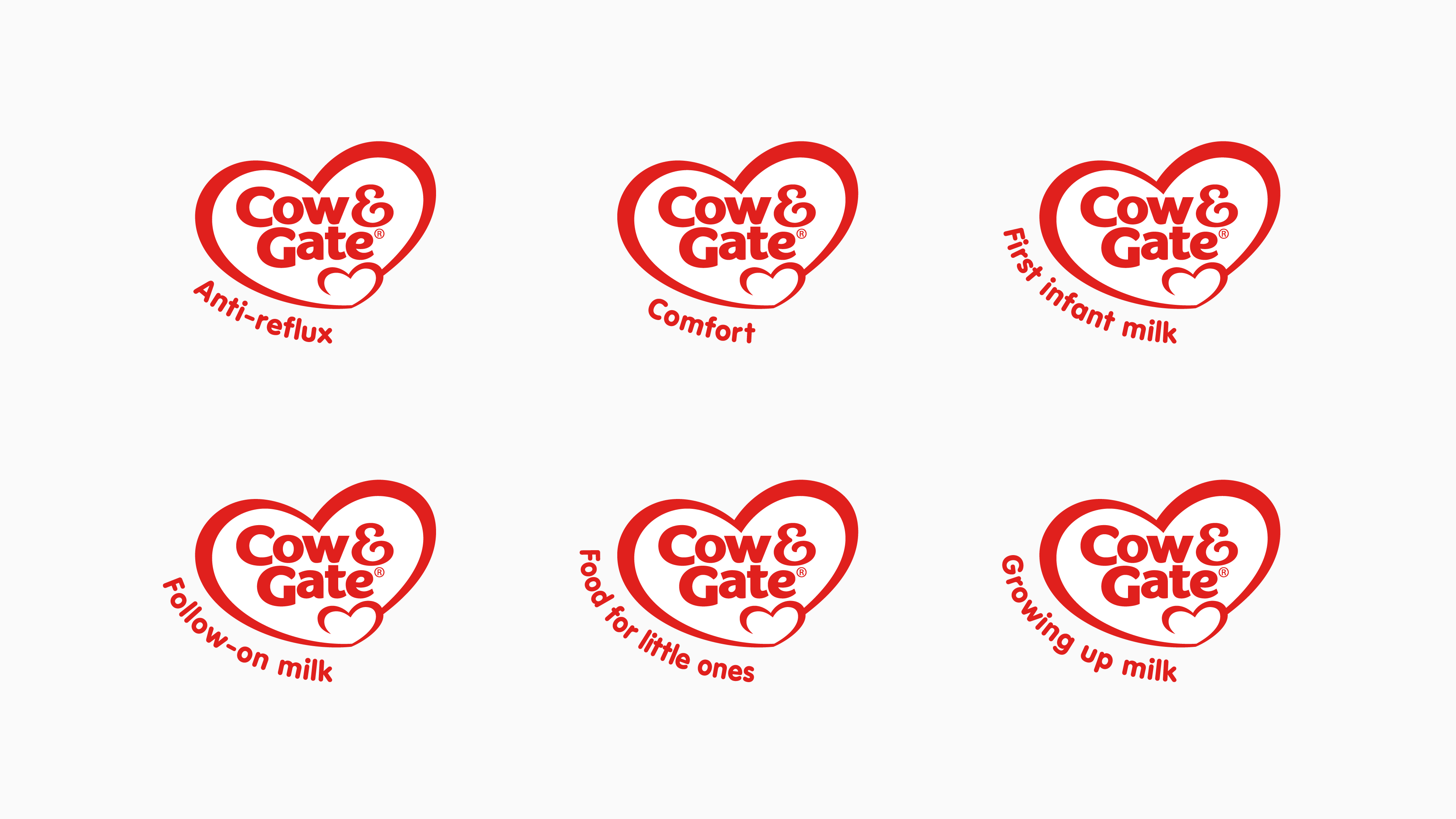 Cow & Gate logos